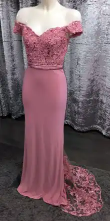 1629 Sophie Off The Shoulder Gown