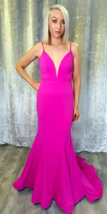 SD811 Fitted Evening Gown