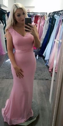 OBS01 Bridesmaid Dress In Pink