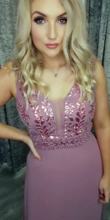 Darla Mauve Pink Bridesmaid Dress