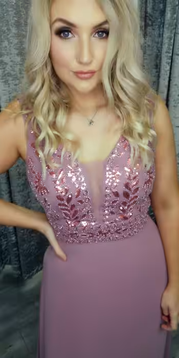 Darla Mauve Pink Bridesmaid Dress