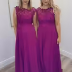 rose bridesmaid dress in mint