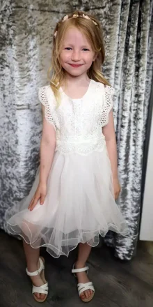 Ameli Ivory Flowergirl Dress
