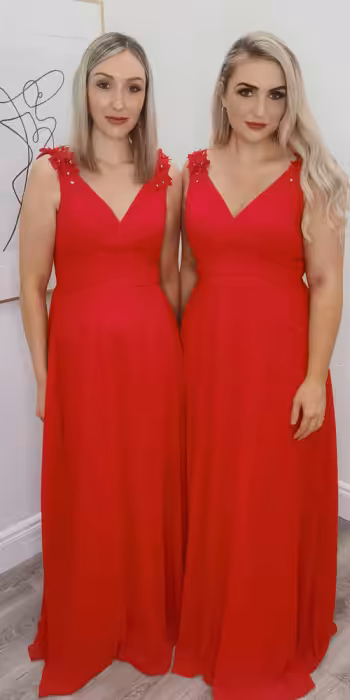 shelly bridesmaid dress in burgundy