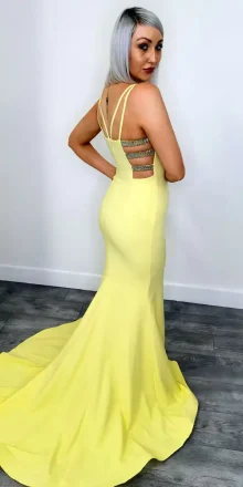 Pia Michi Lemon Gown