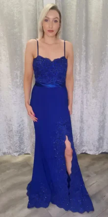 Sophia Royal Blue Evening Dress