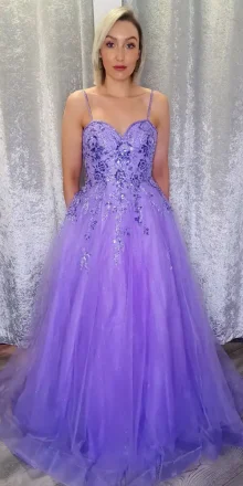 Texas Lilac Ballgown