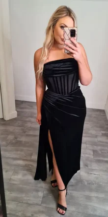 Louise Velver Corset Dress