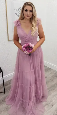 Blossom Pink Evening Dress