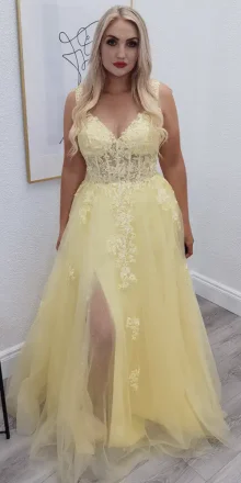 Alix Lemon Ballgown