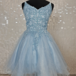 aspen light blue confirmation dress