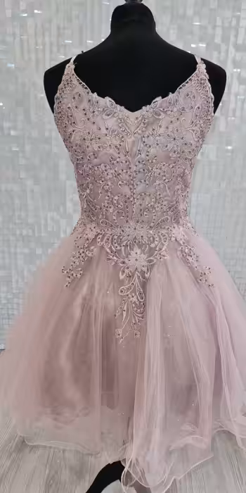 aspen mauve pink confirmation dress
