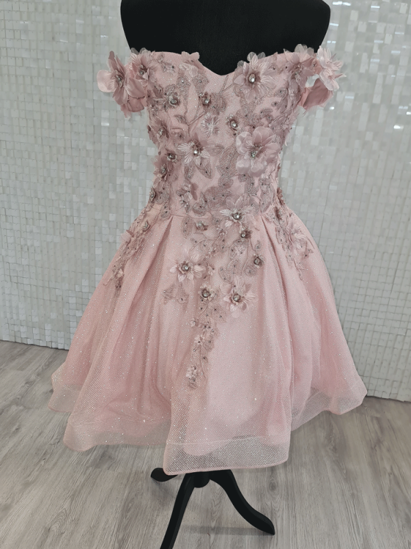 havana blush confirmation dress