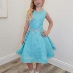 indiana turquoise confirmation dress