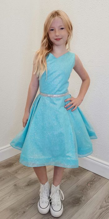 indiana turquoise confirmation dress