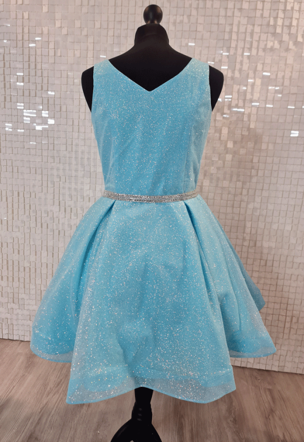 aspen light blue confirmation dress