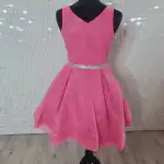 indiana hot pink confirmation dress