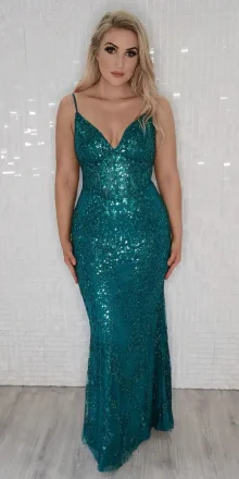 Keeva Sparkle Evening Gown