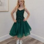 orlando emerald green confirmation dress