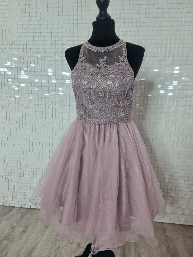 palma mauve pink confirmation dress