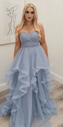 rica light blue ballgown