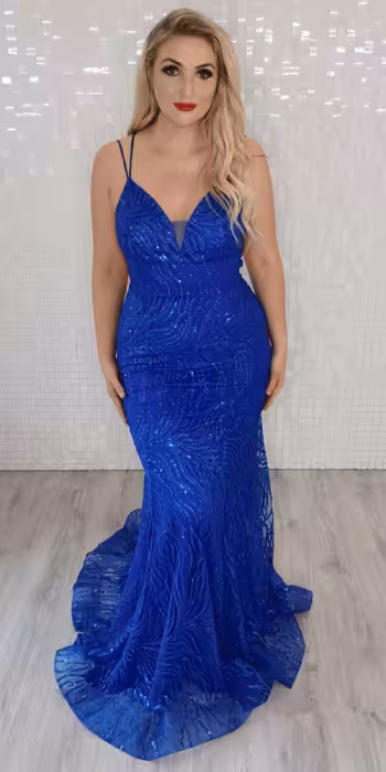 sadbh sparkle evening gown