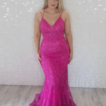 sadbh sparkle evening gown