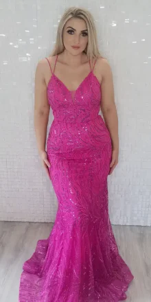 sadbh sparkle evening gown