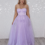 shauna lilac corset evening gown