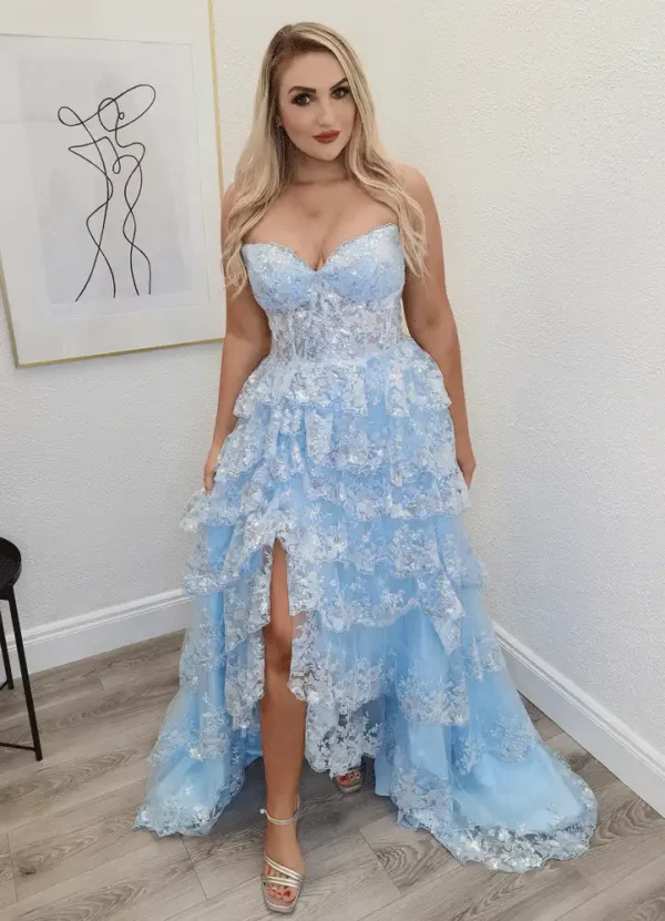 aliza baby blue evening gown aliza baby blue evening gown