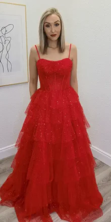 ell red ballgown