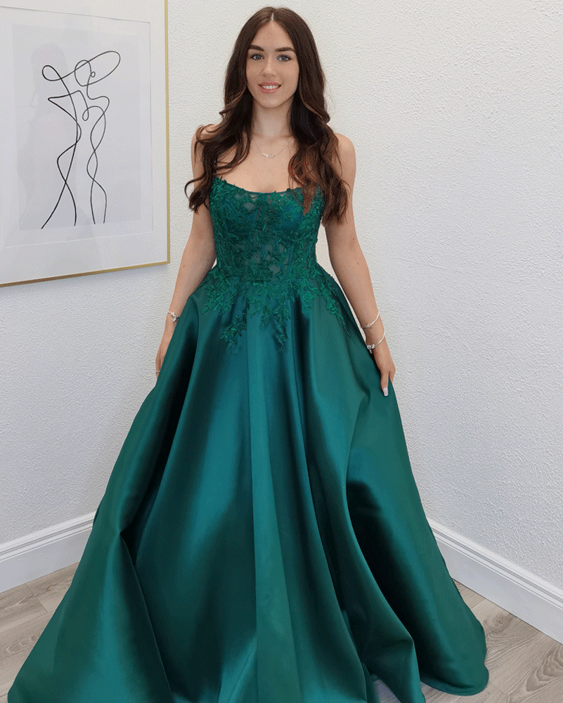 marnie emerald ballgown