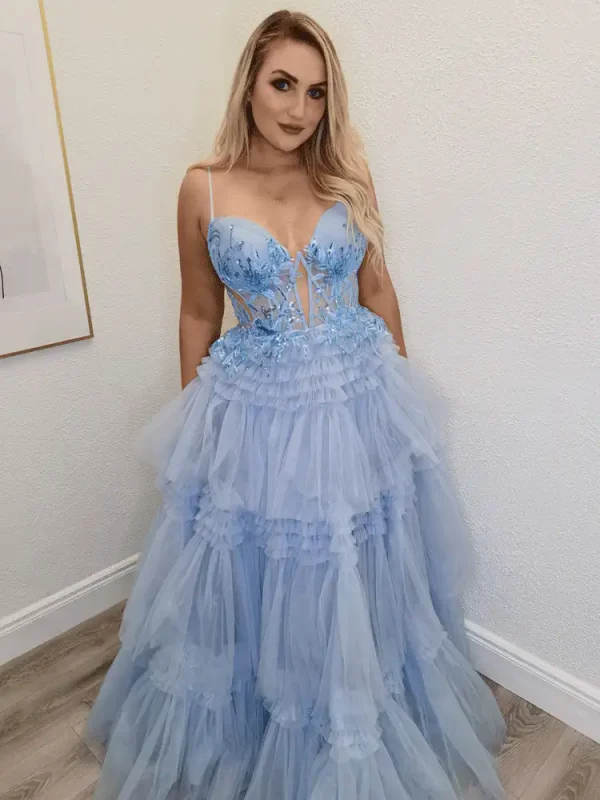 olivia baby blue ballgown olivia baby blue ballgown