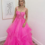 lyle pink ballgown