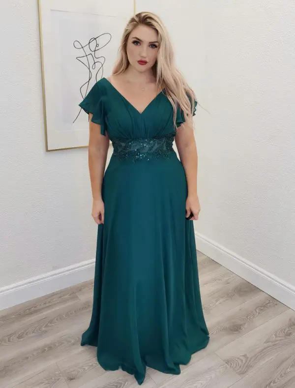 clara emerald bridesmaid