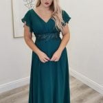 clara emerald bridesmaid