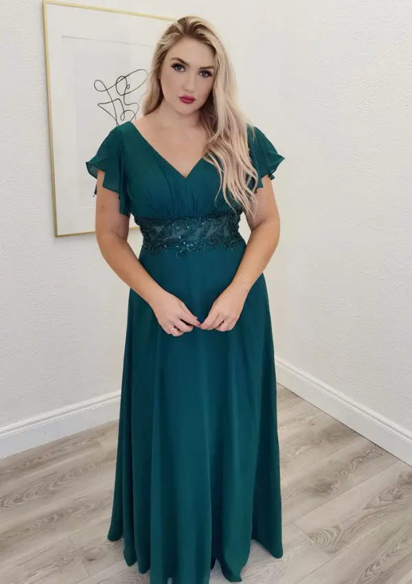 clara emerald bridesmaid