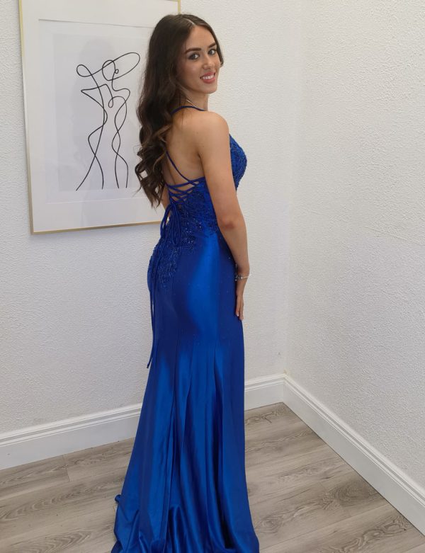 kacey royal blue gown