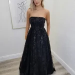 keelan black ballgown
