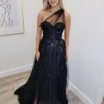 kiaza black ballgown