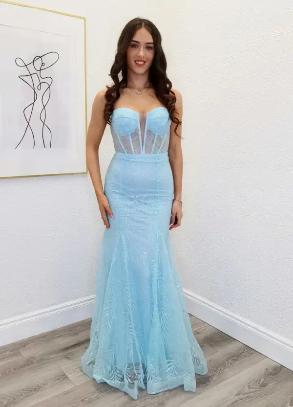 maisie light blue glitter gown maisie light blue glitter gown