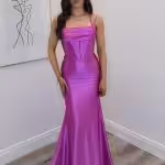 desi magenta gown