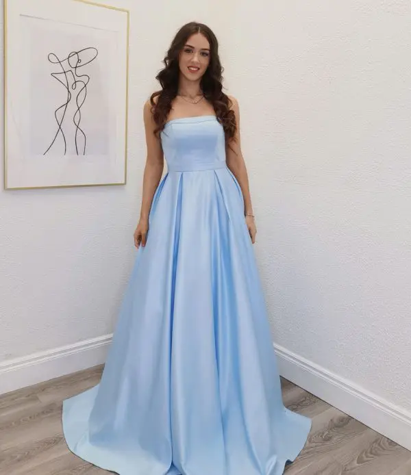 kelley light blue ballgown