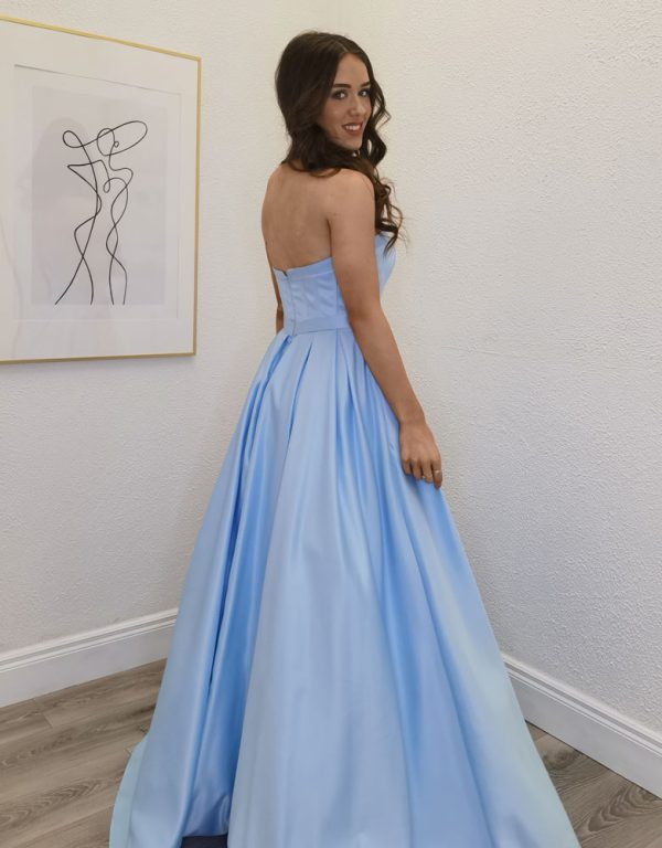 kelley light blue ballgown