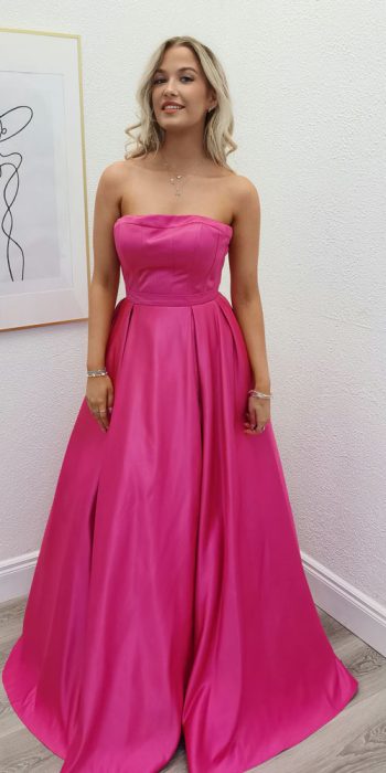 kelley pink ballgown