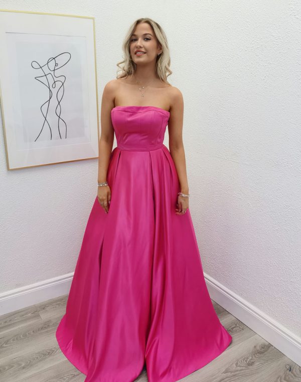 kelley pink ballgown