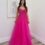 phoenix pink ballgown