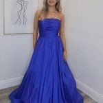 royal blue ballgown