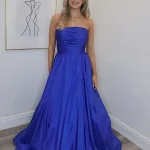 royal blue ballgown