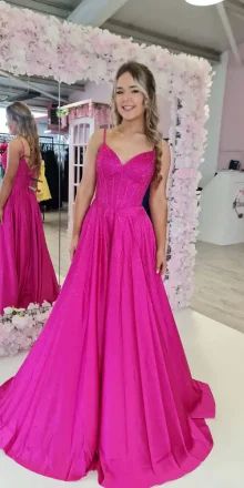 lara pink ballgown